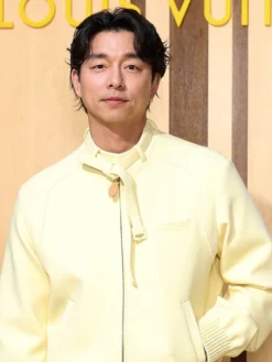 Louis Vuitton SS27 Gong Yoo Yellow Leather Jacket