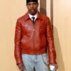 Louis Vuitton SS27 Lil Baby Red Leather Jacket