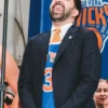 Mamdani NY Knicks Victory Parade 2026 Navy Blazer