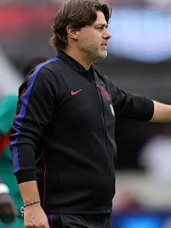 Mauricio Pochettino USMNT Black Track Jacket Side