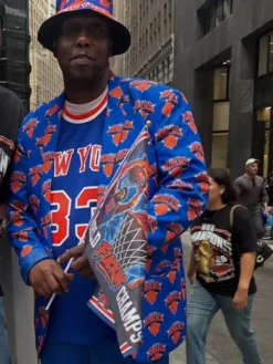 Men's Blue New York Knicks Blazer