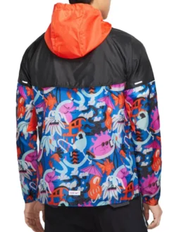 Men's Nike Multicolored Tokyo Windrunner Jacket Back