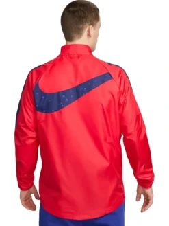Men's Nike USA Splatter Swoosh Red Jacket