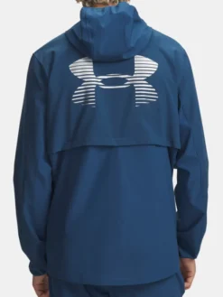 Men’s UA Velociti Pro Storm Blue Jacket Back
