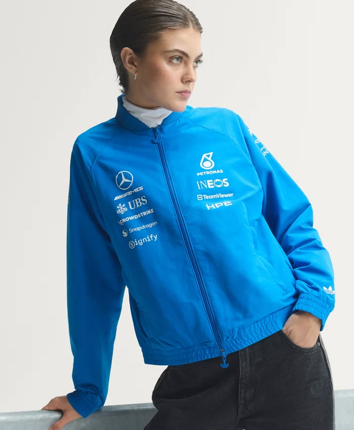 Mercedes-AMG Adidas F1 Team Blue Wonder Jacket