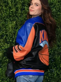 Molly Gordon Tribeca Festival 2026 New York Knicks Jacket Back