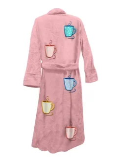Mug Life Bathrobe Pink Back