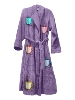 Mug Life Bathrobe Purple