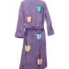 Mug Life Bathrobe Purple Back