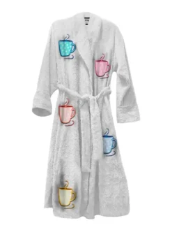 Mug Life Bathrobe White