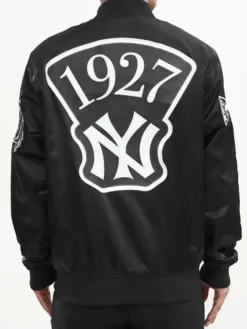 Murderers Row New York Yankees Black Satin Jacket