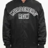 Murderers Row New York Yankees Satin Black Jacket