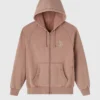 Muskoka Raglan Full-Zip Pink Hoodie