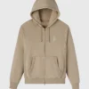 Muskoka Raglan Full-Zip Sandstone Hoodie