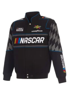 NASCAR 2026 Black Twill Racing Jacket