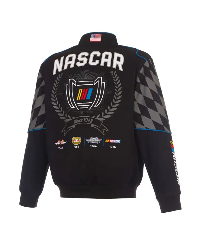 NASCAR 2026 Black Twill Racing Jacket Back