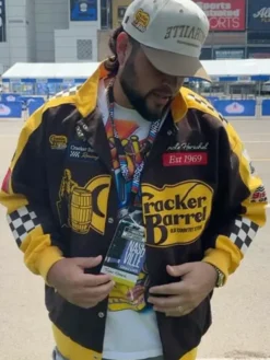NASCAR Cup Series Cracker Barrel 400 Racing Jacket For Sale