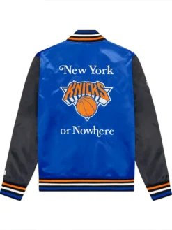 NBA Finals Game 3 Jeremy Lin Blue Varsity Jacket
