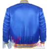 NBA Golden State Warriors 90s Royal Satin Jacket