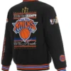 NY Knicks JH Design Black 2026 Champions Wool Jacket