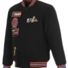 NY Knicks JH Design Black Champions 2026 Wool Jacket