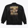 NY Knicks Mitchell & Ness 2026 Champions Black Satin Jacket