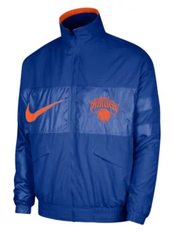 NY Knicks Nike Blue Capsule Courtside Jacket