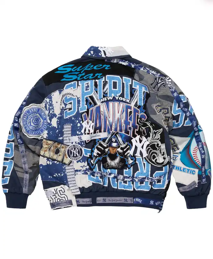 NY Yankees Supreme x Jeff Hamilton Varsity Jacket