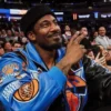 New York Knicks Leather Bomber Jacket