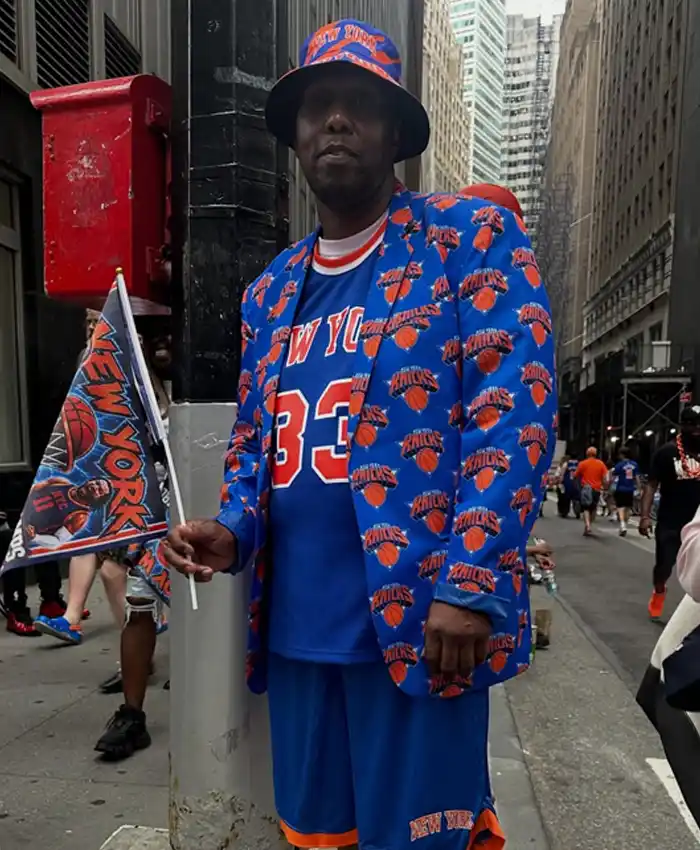 New York Knicks Men's Blue Blazer