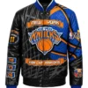 New York Knicks NBA Champions 2026 Vegan Leather Jacket