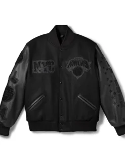 New York Knicks Nike Black NBA Champions 2026 Jacket