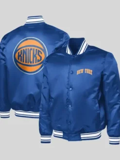 New York Knicks Starter Basketball Logo Varsity Jacket
