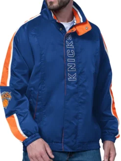 New York Knicks Starter Blue Freestyle Lightweight Jacket