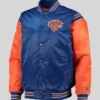 New York Knicks Starter Enforcer Varsity Jacket Front