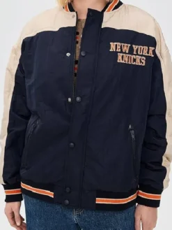 New York Knicks Sunny Hostin The View Varsity Jacket