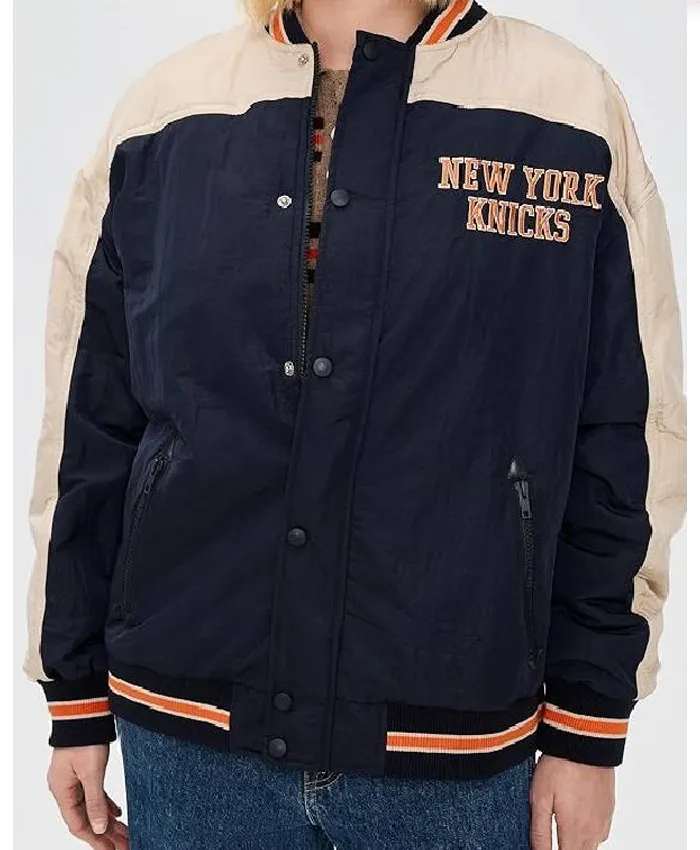 New York Knicks Sunny Hostin The View Varsity Jacket