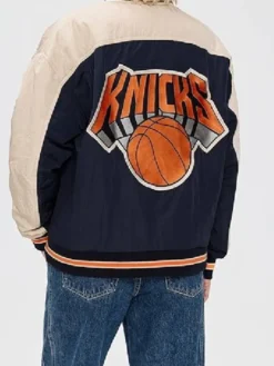 New York Knicks The View Sunny Hostin Varsity Jacket