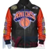 New York Knicks x Who Decides War Jacket Front View