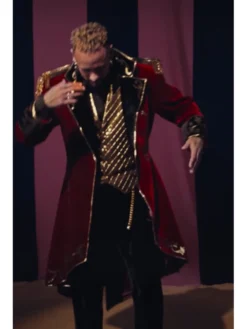 Neymar Puma Red Ringmaster Coat Front