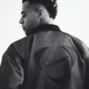 Nike Atelier Désiré Doué Black Leather Jacket