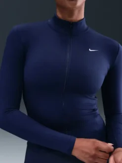 Nike One Fitted Women's Blue Full-Zip Jacket