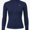 Nike One Fitted Women's Blue Full-Zip Jacket Front