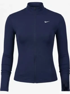 Nike One Fitted Women's Blue Full-Zip Jacket Front