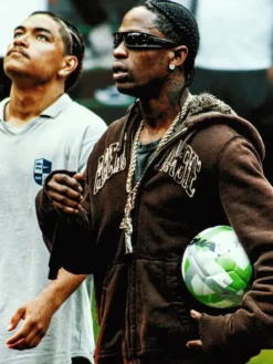 Nike Toma National Finals Travis Scott Brown Full-Zip Hoodie
