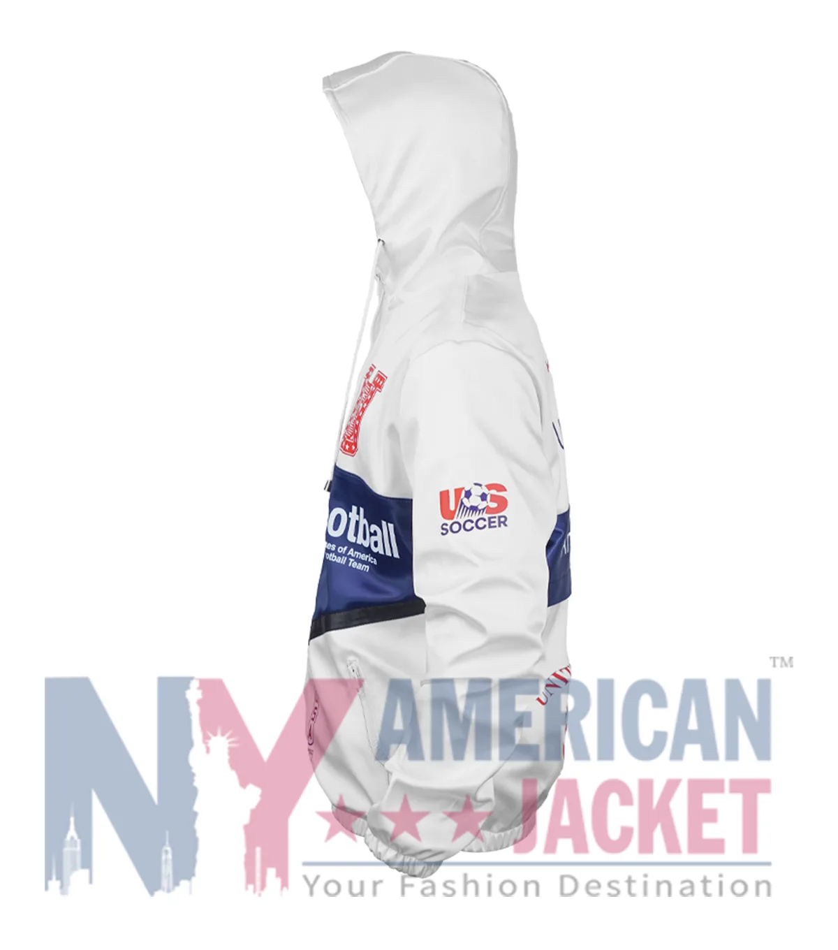 Nike Virgil Abloh x Anthem USA Jacket Left View