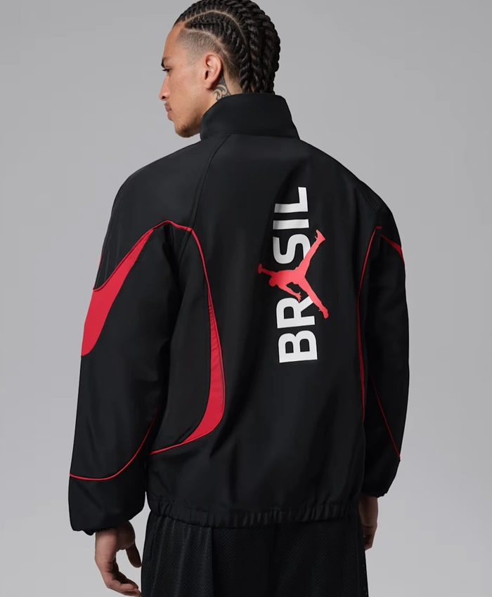 Nike x Jordan Brazil Anthem Black Jacket