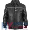 Nike x Supreme Black Varsity Leather Jacket