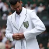 Novak Djokovic 2026 Wimbledon White Lacoste Blazer