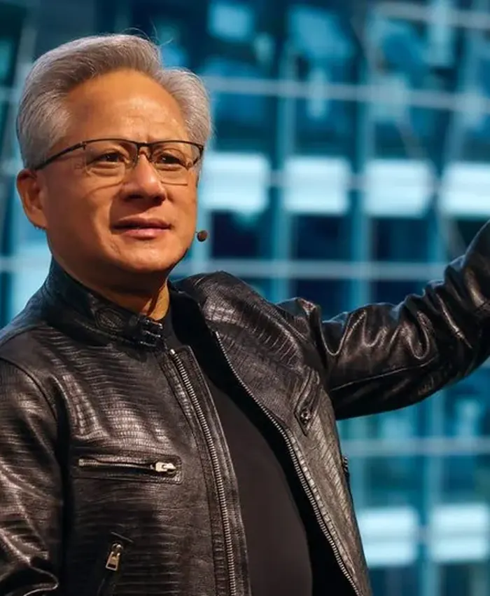 Nvidia CEO Jensen Huang Leather Jacket